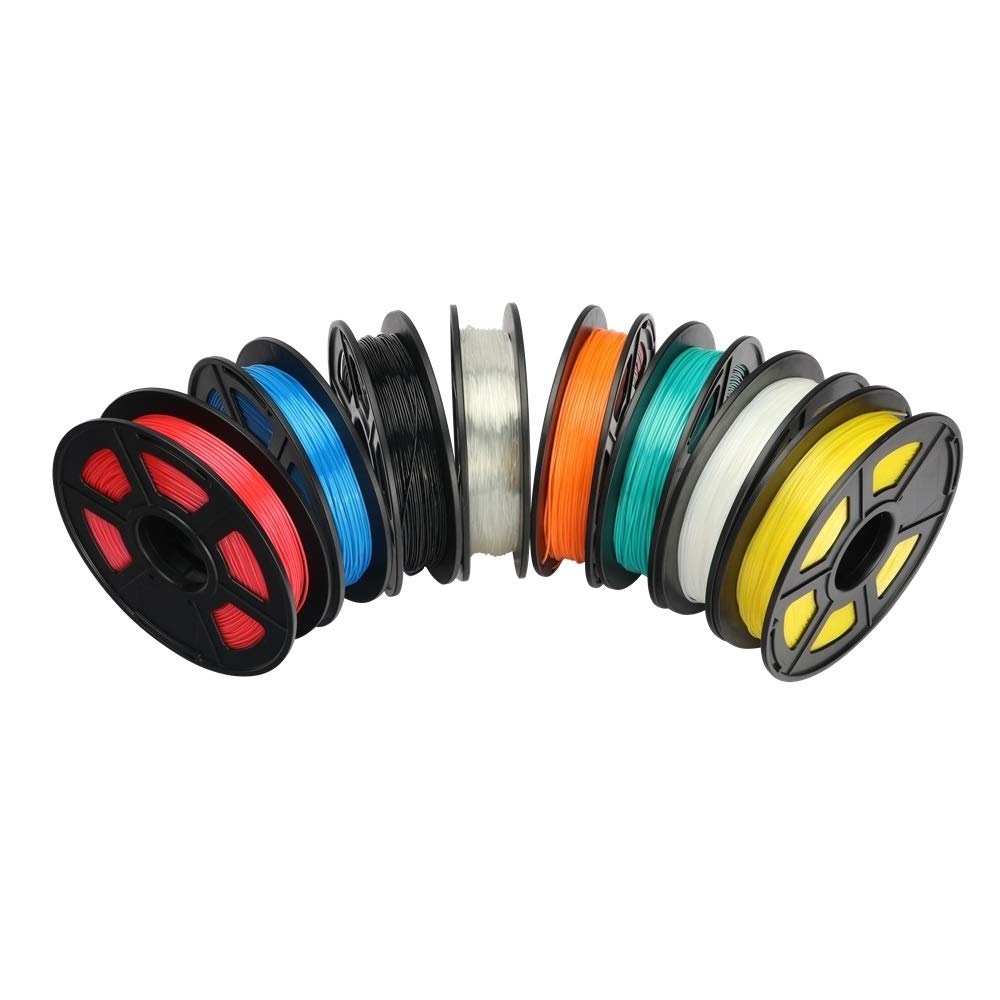2018 TPU Filament Kunststoff 3D-Drucker 1,75 mm 500g Rolle Flexible Farbe Optionale Gummi Verbrauchsmaterialien 3D-Druckmaterial grün