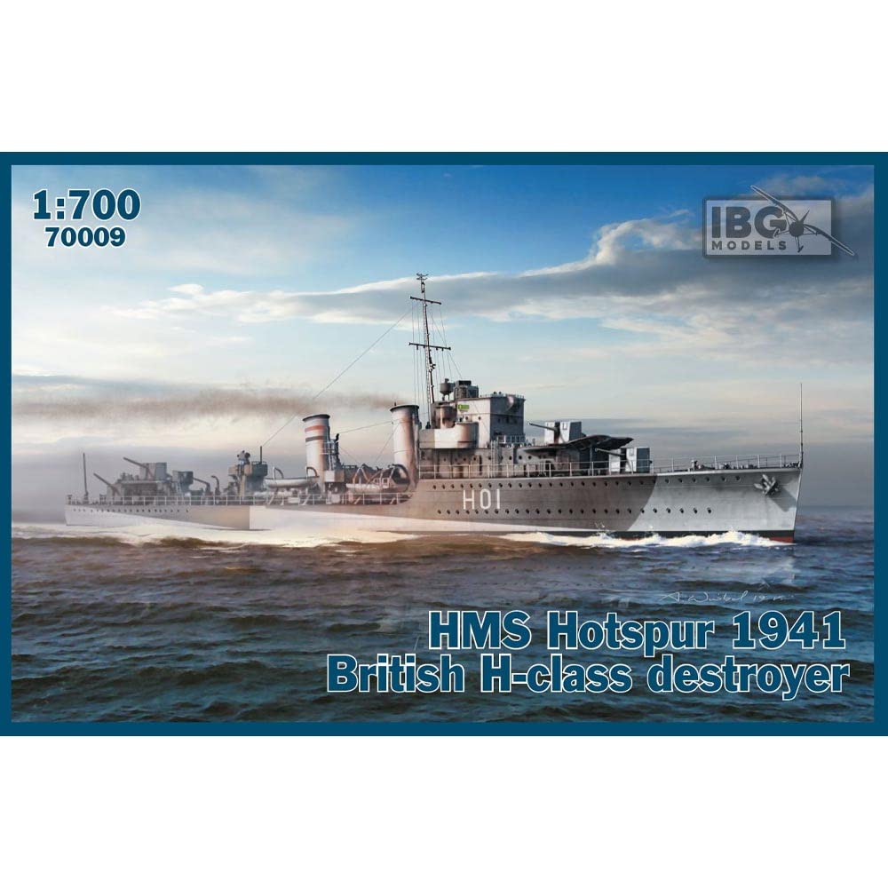 Ibg Models 70009 Hms Hotspur 1941 1:700 Ship Model Kit