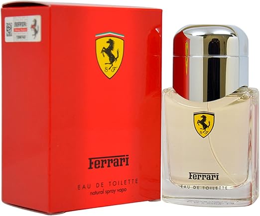 perfume ferrari red original e falso