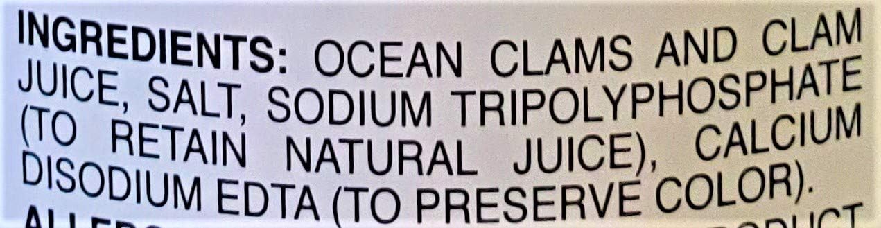 Chef's Quality: Chopped Ocean Clams 51 Oz. (2 Pack)
