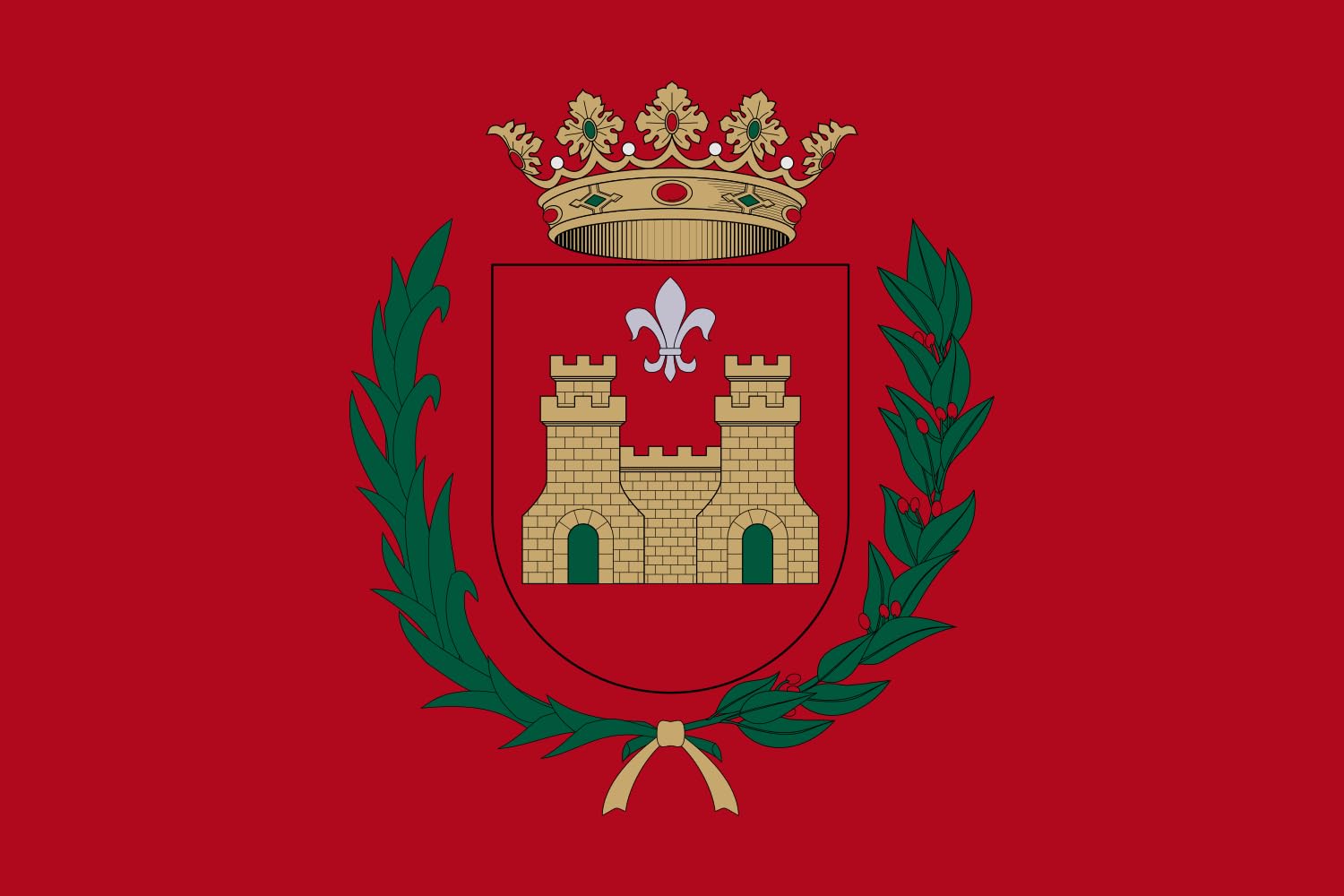 Grand drapeau Lingayen de qualité supérieure en tissu paysage