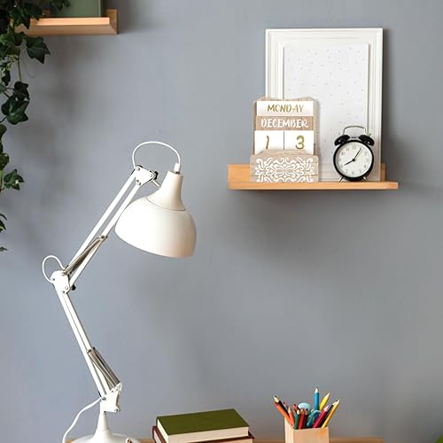 Miniatura 7 de Nicunom Calendario de escritorio de madera, bloque de madera, calendario perpetuo para escritorio, vintage, semana, mes, fecha, bloque, calendario