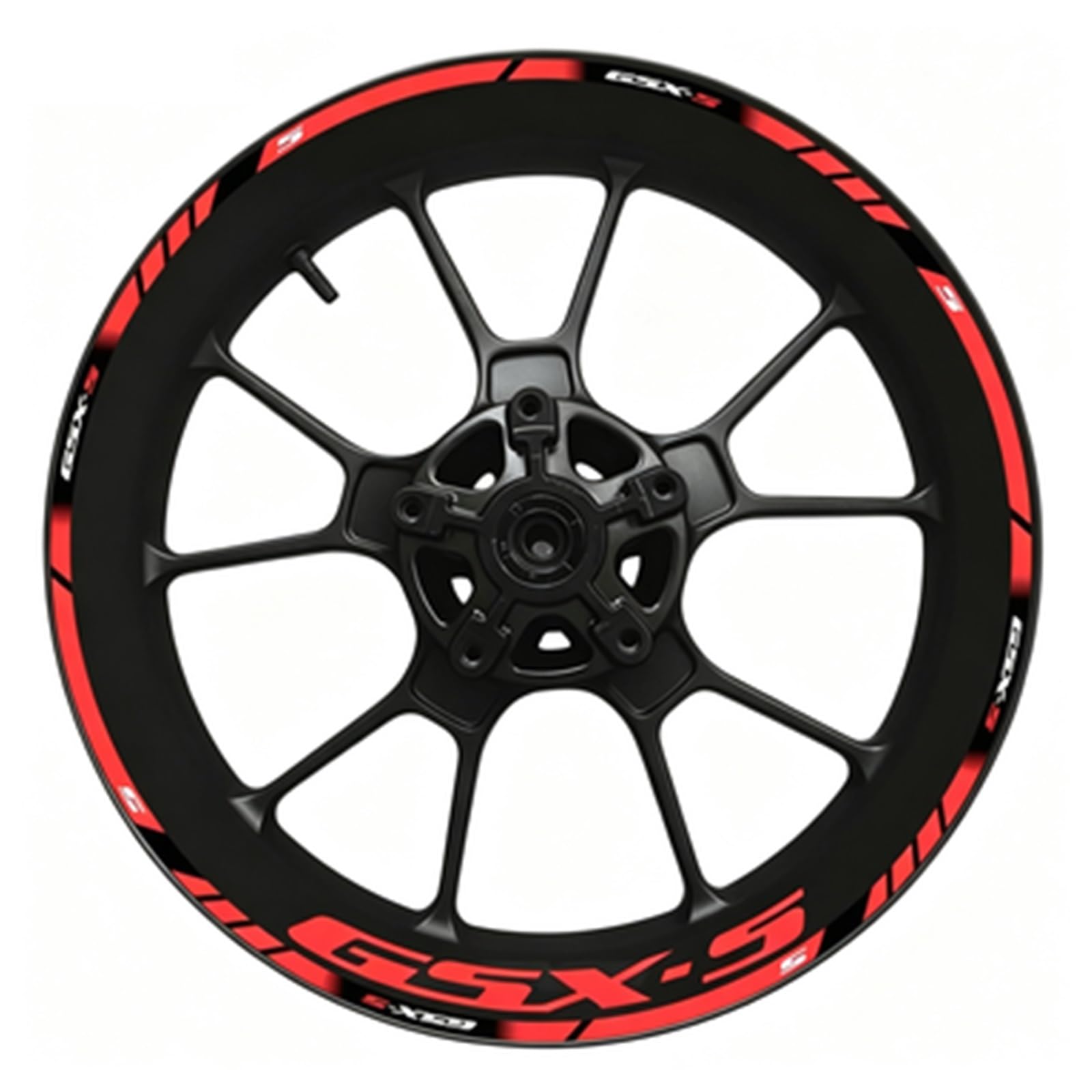 Full Set for Motorcycle Gsxs Wheel Sticker Stripe Rim for Suzuki Gsx-s Gsx-s750 Gsxs1000 750 1000 600 2022(Color7)