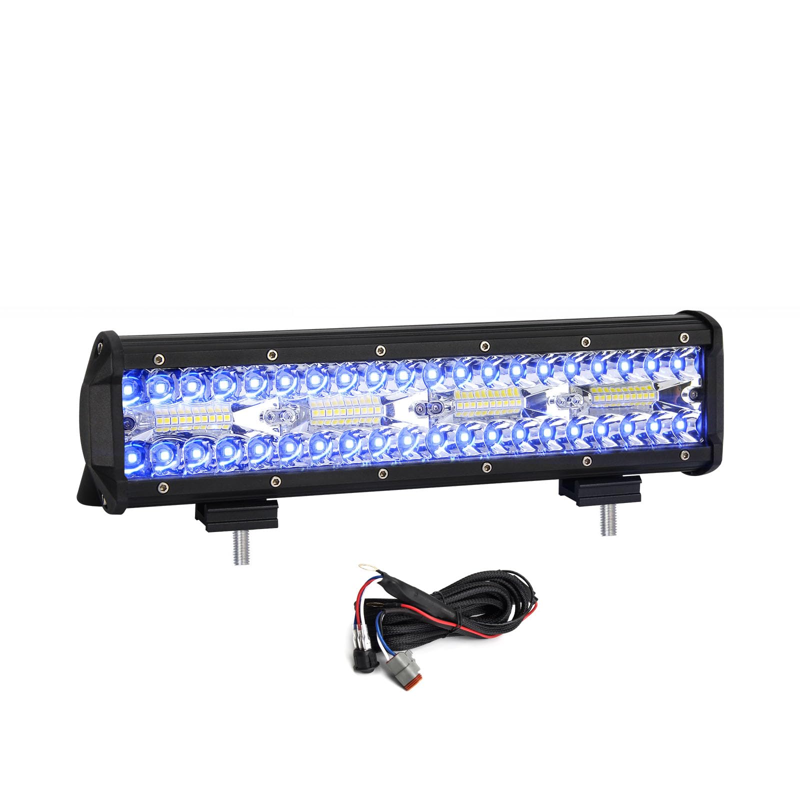 Amazon.co.jp: RGB LEDライトバー 12インチ DTコネクタ&配線ハーネス 