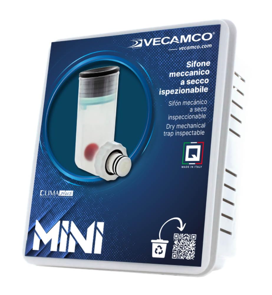 Scatola Incasso Scarico Condensa Per Condizionatore Reversibile &ndash; Dry Safe VECAMCO Con Sifone