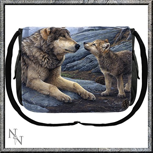 Brother Wolf messenger bag - 40 cm - Daniel Smith
