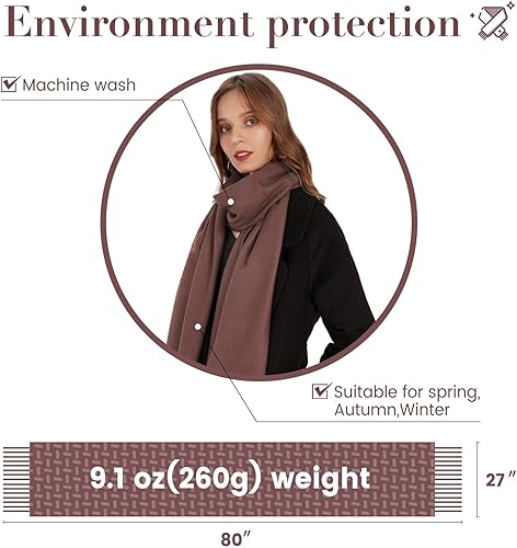 Miniatura 5 de maamgic Bufanda para mujer, chales y envolturas para vestidos de noche, viajes, oficina, invierno, boda, cachemira, bufandas grandes