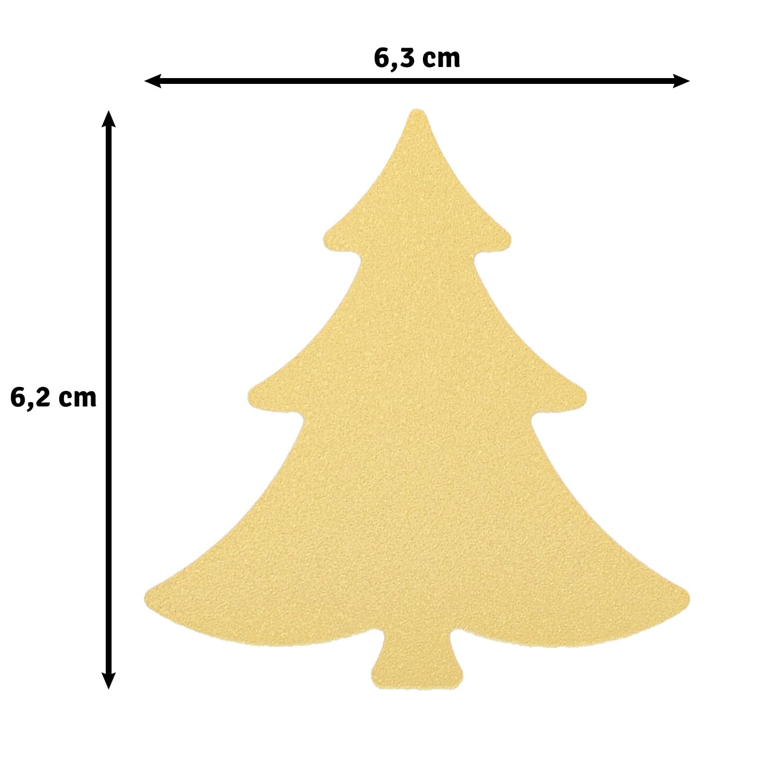 Vaessen Creative 21439-072 dziurkacz z motywem choinki, 63,42 x 67,21 mm, dziurkacz z motywem bożonarodzeniowym, do papieru rzemieślniczego, papieru kolorowego, papieru do scrapbookingu lub papieru