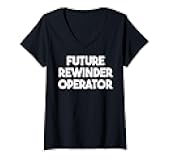 Womens Future Rewinder Operator V-Neck T-Shirt