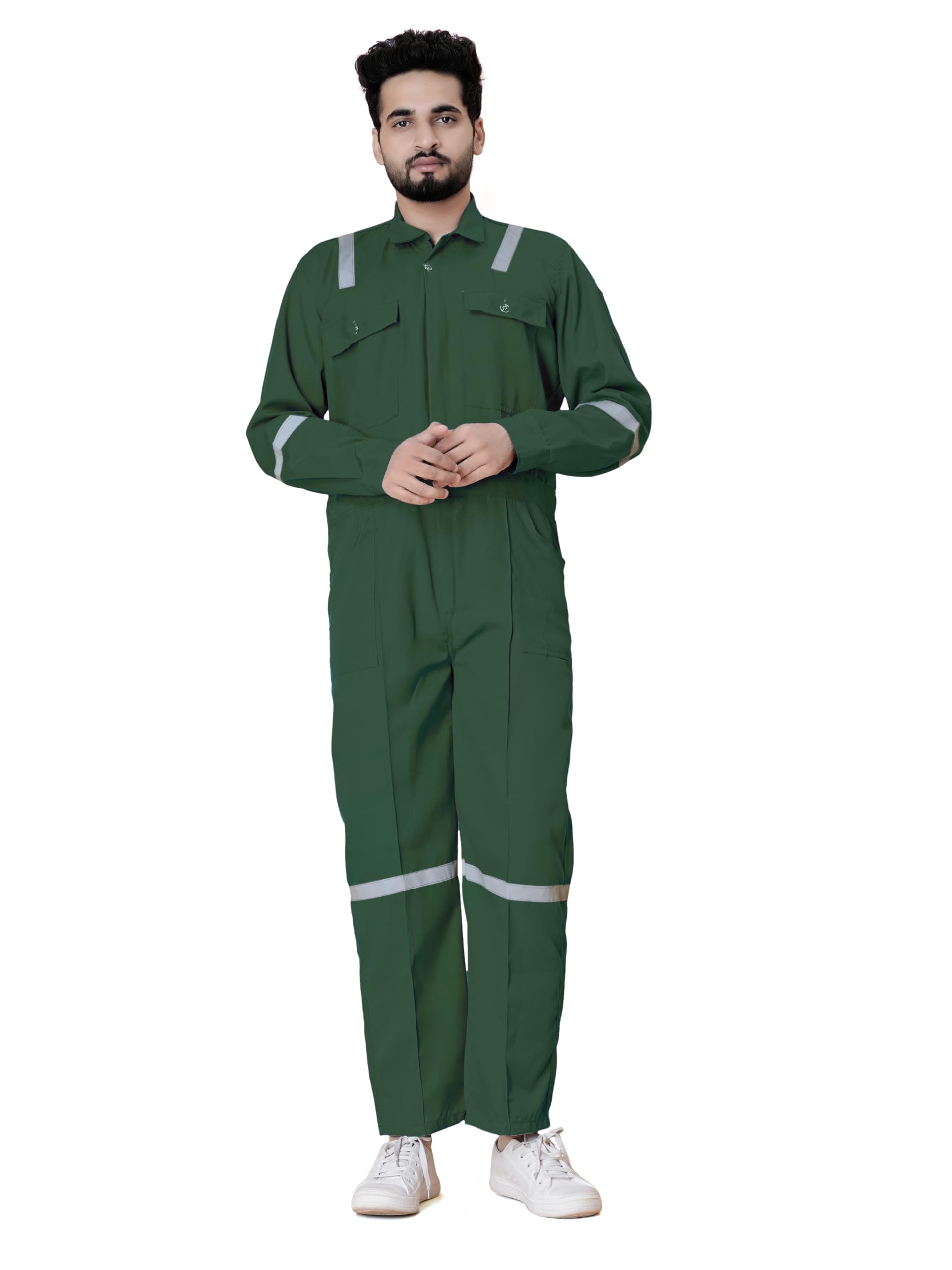 ruhmish Men's Solid tery Cotton Regular Fit Full Sleeve Coverall Industrial Boiler Suit (K_E_76795)-picture-34
