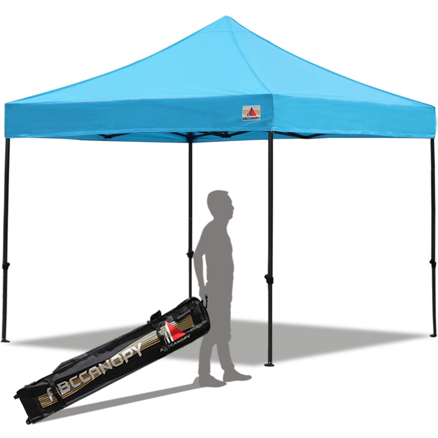 ABCCANOPY 3x3M Pop up Canopy Tent Commercial Instant Shelter with Wheeled Carry Bag (Sky Blue) — image 1