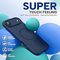 Vista 521 de Miracase Funda diseñada para iPhone 13 Pro Max con protector de pantalla, [forro de microfibra suave antiarañazos], funda protectora de silicona