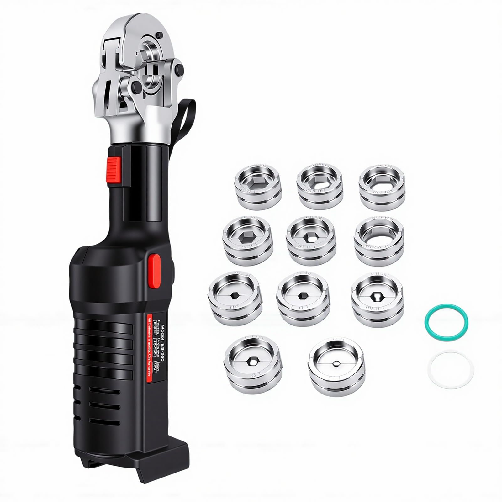 Jectse Pince à Sertir Hydraulique 60KN pour Batterie 18V
