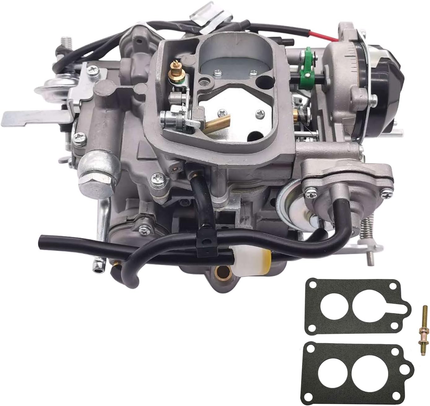 21100-35463 21100-35570 Carburetor Replacement for 22R Engine TOY-507 Compatible with 1981-1990 4Runner Celica Hilux Pickup with Square Plug Automatic Choke Carb (21100-35463 21100-35570)