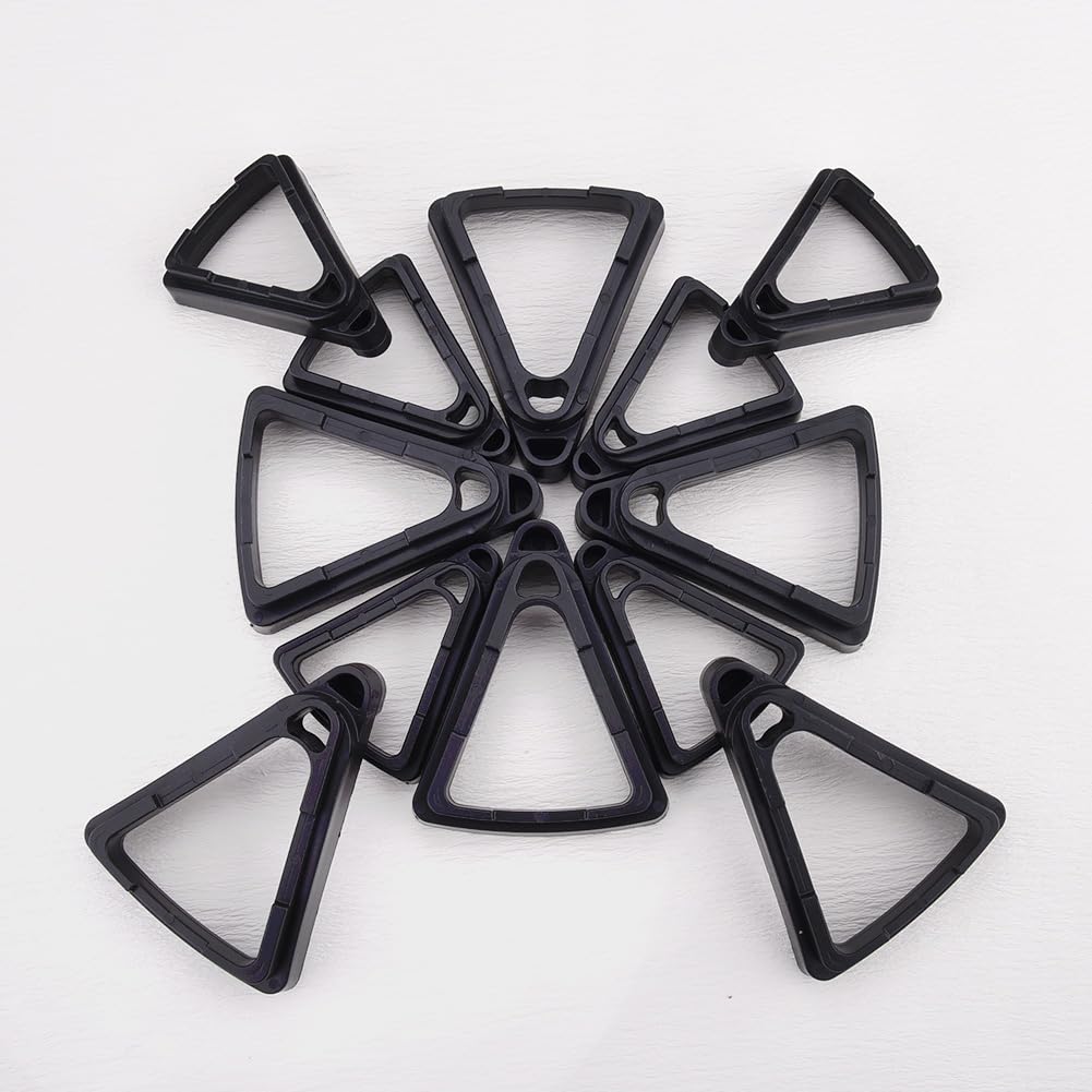 12 Pcs Pot Risers For Planters Plant Pot Feet Invisible Flower Pot Risers Toes Breathable Pot Stands Triangle Feet For Heavy Indoor Outdoor Planters & Gardening Plant Container Prevent Stains