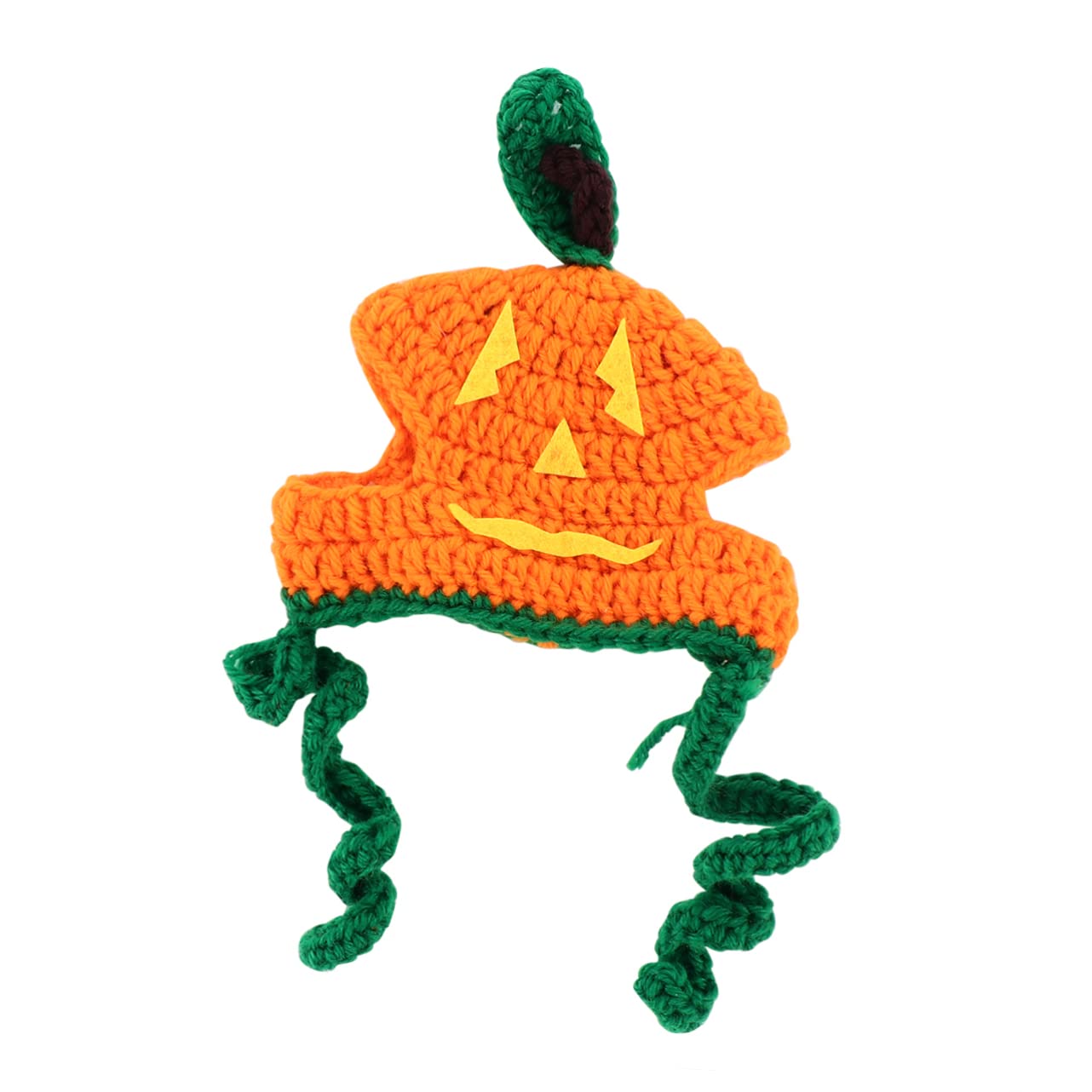 BESPORTBLE 3 Pz cappello di zucca costume da cane berretto di zucca cappello da cane abbigliamento per animali domestici mantello per animali domestici Halloween capi di abbigliamento filato