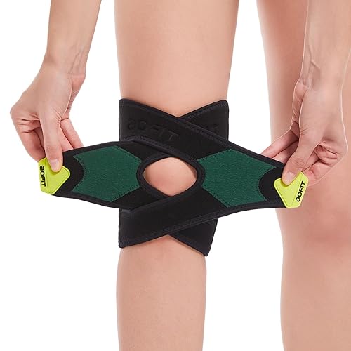 Miniatura 1 de Rodillera para hombres y mujeres, dolor de rodilla, menisco, desgarro, artritis, dislocación de rótula, mejor osteoartritis, compresión ajustable