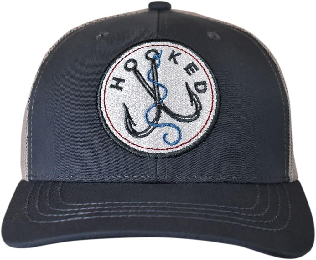 C.C Men's Embroidered Patch Trucker Mesh Back Adjustable Snapback Baseball Cap