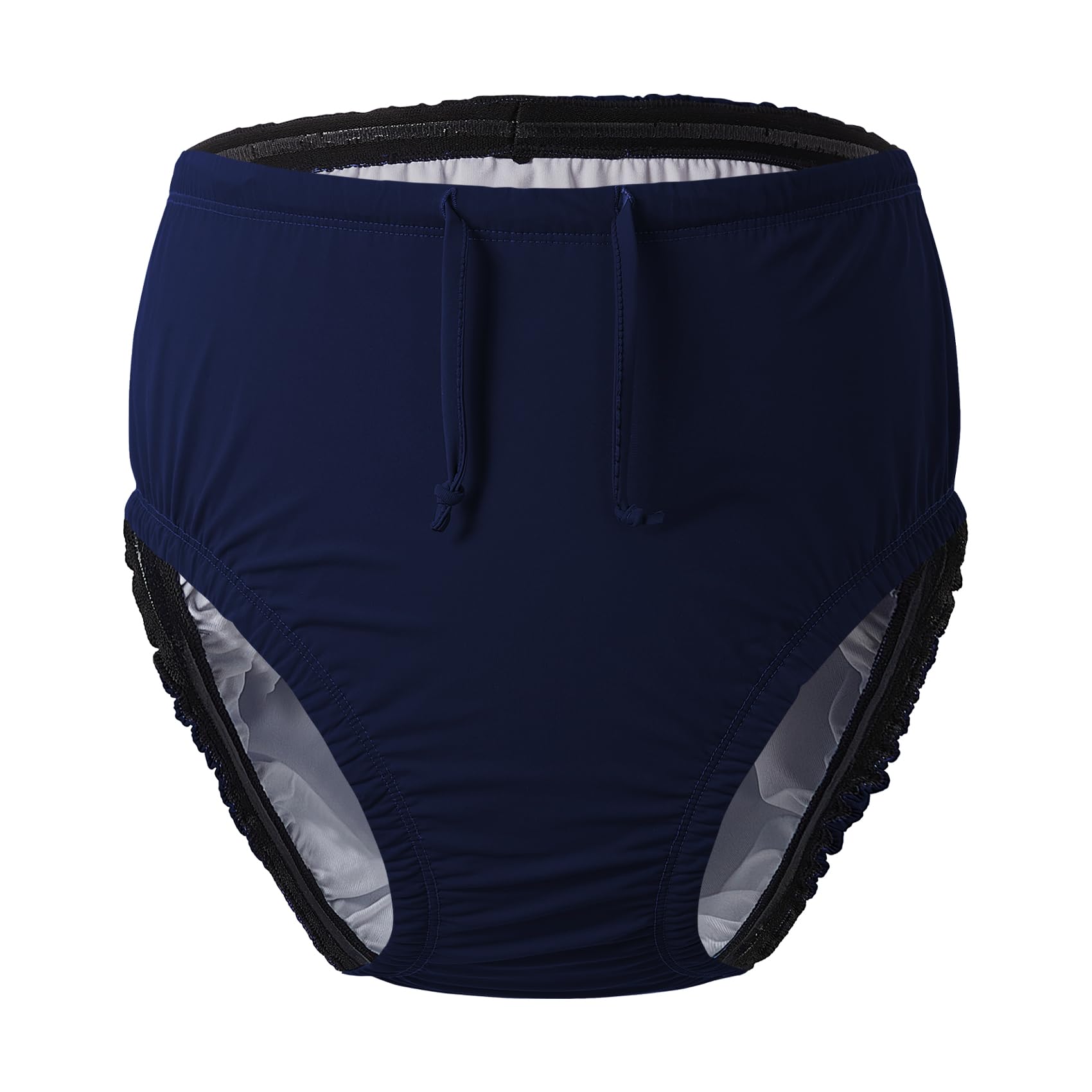 Dreammonkey Reusable Swim Nappy for Kids & Youth Leakproof Special Needs Swimwear Waterproof Incontinence Protection for Pool & Beach, Boys & Girls(Navy,12-14T)