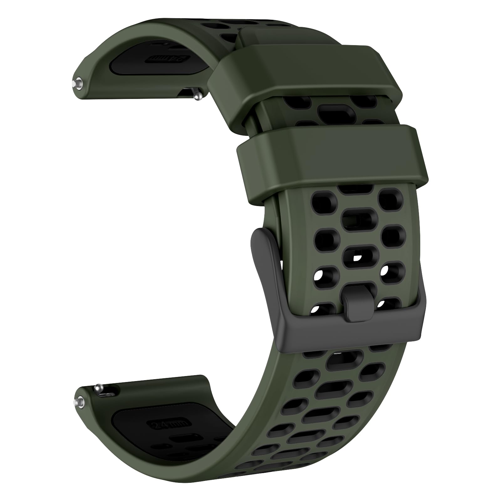 MYSNBKN 24mm Watch Strap for Suunto 9/9 Baro/D5/D7/Wrist HR/Traverse 24mm