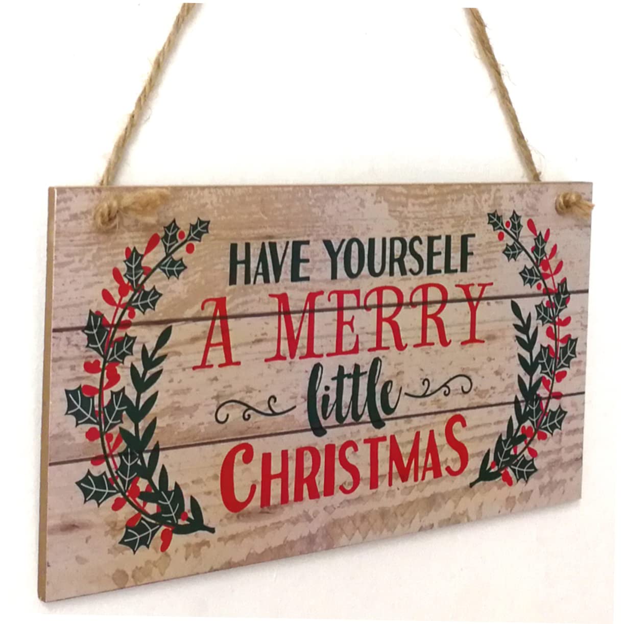 Adorno Colgante Navideño Para Puerta De Madera Diseño Festivo Brillante Adecuado Para Decoración De Interiores Navidad