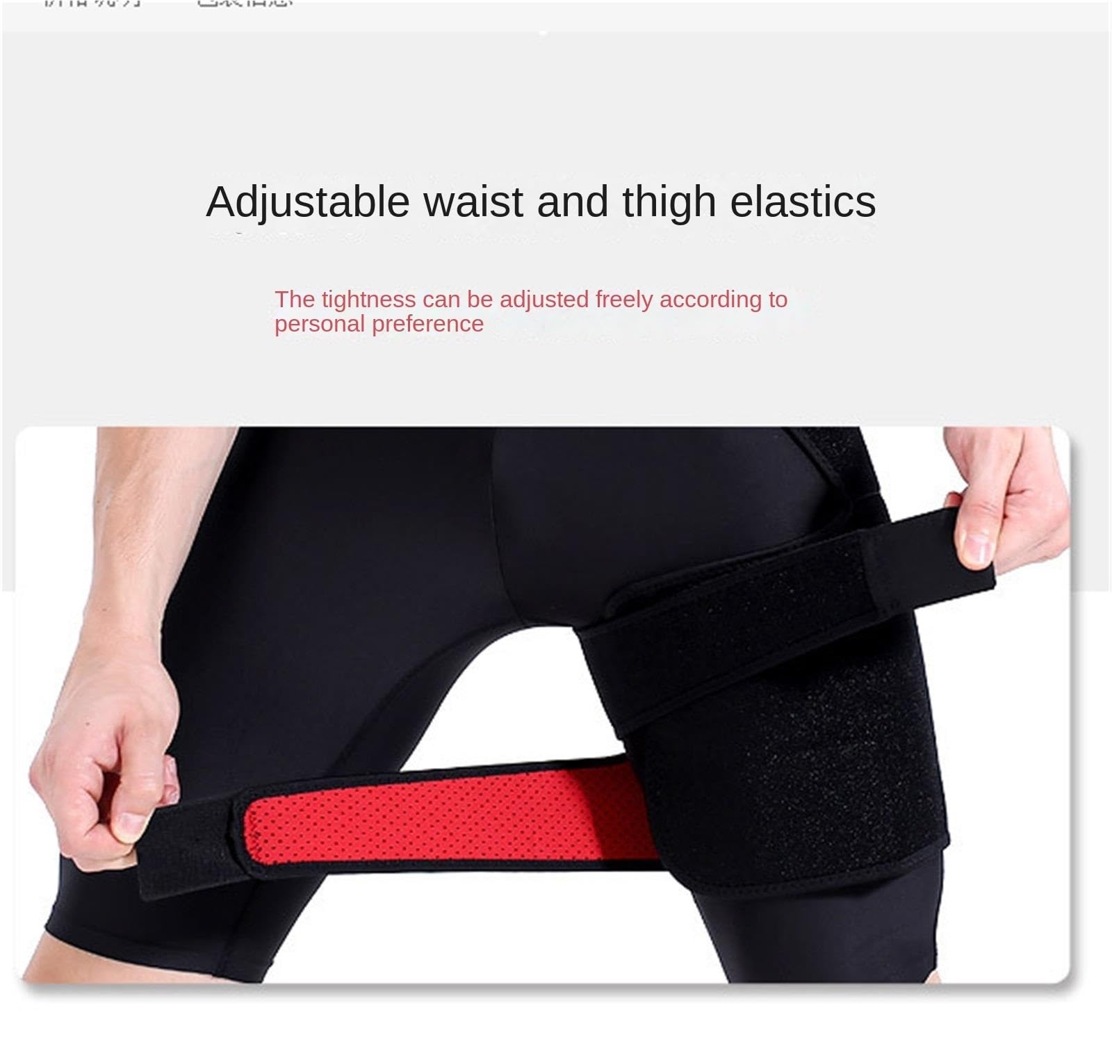Ceinture Lombaire Réglables Attelle De Hanche Unisexe, Manchon Compression Cuisse Et Enveloppe D'aine, Protecteur Travail Universel