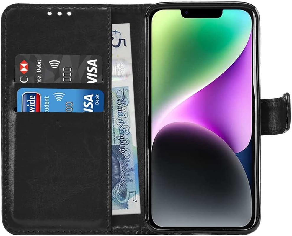 Custodia Compatibile con Doogee Note 58/Note 58 Pro, Blocco RFID Copertura Protettiva Pelle Magnetica Flip Cover Antishock Slot Carte e Supporto