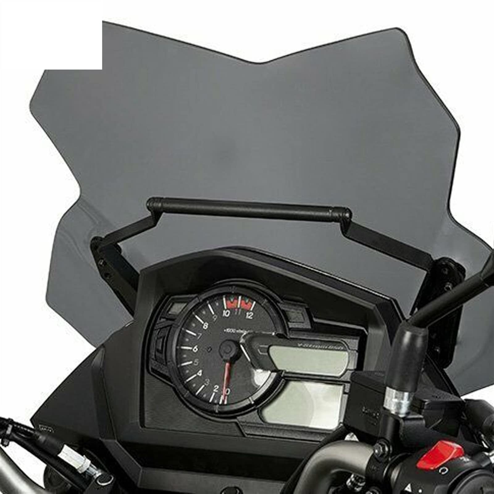 Compatible con Suzuki para V-Strom DL 650 XT 2017 2018 2019 2020 Motocicleta GPS Teléfono Soporte De Montaje De Navegación Adaptador Barra De Soporte De Teléfono Soporte GPS teléfono