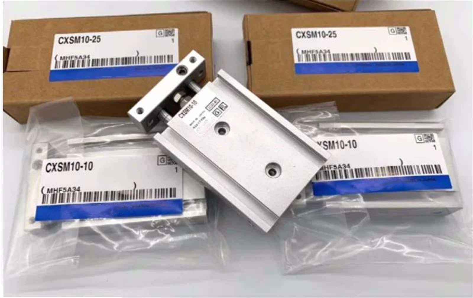1 Uds Cilindro neumático de Doble Eje CXSM20-10 15 20 25 30 35 40 45 50-A(CXSM20-25)