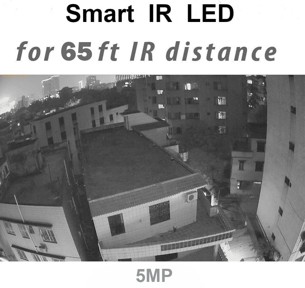 5MP Bullet TVI CCTV Security Analog Camera, 2.8mm Lens, 100° Wide Viewing Angle Outdoor, (Quadbrid 4-in1 HD-CVI/TVI/AHD/CVBS), Full Metal, ONLY Compatible with 5MP and 8MP DVR