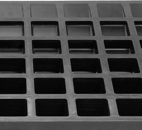 Miniatura 5 de ScinoTec Rampa de umbral para silla de ruedas eléctrica de goma sólida de 3 pulgadas (elevación de 3 pulgadas, 1 paquete, negro)