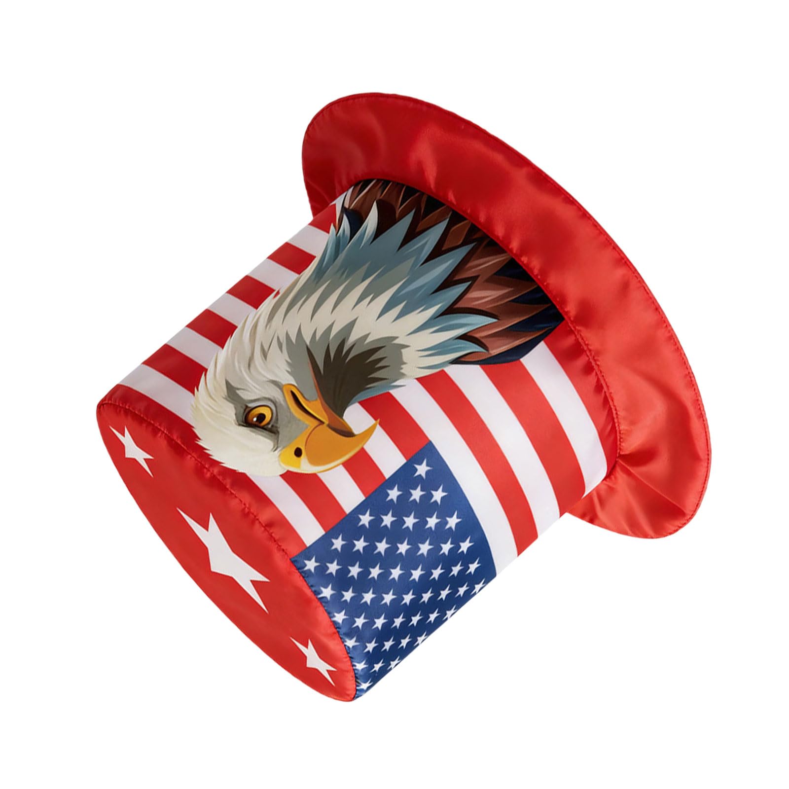 NVOQILIN Cloth Bucket Hat Festival Headwear for Celebration and Holiday Patriotic Occasion Event and Parades Independence Day Party Hat