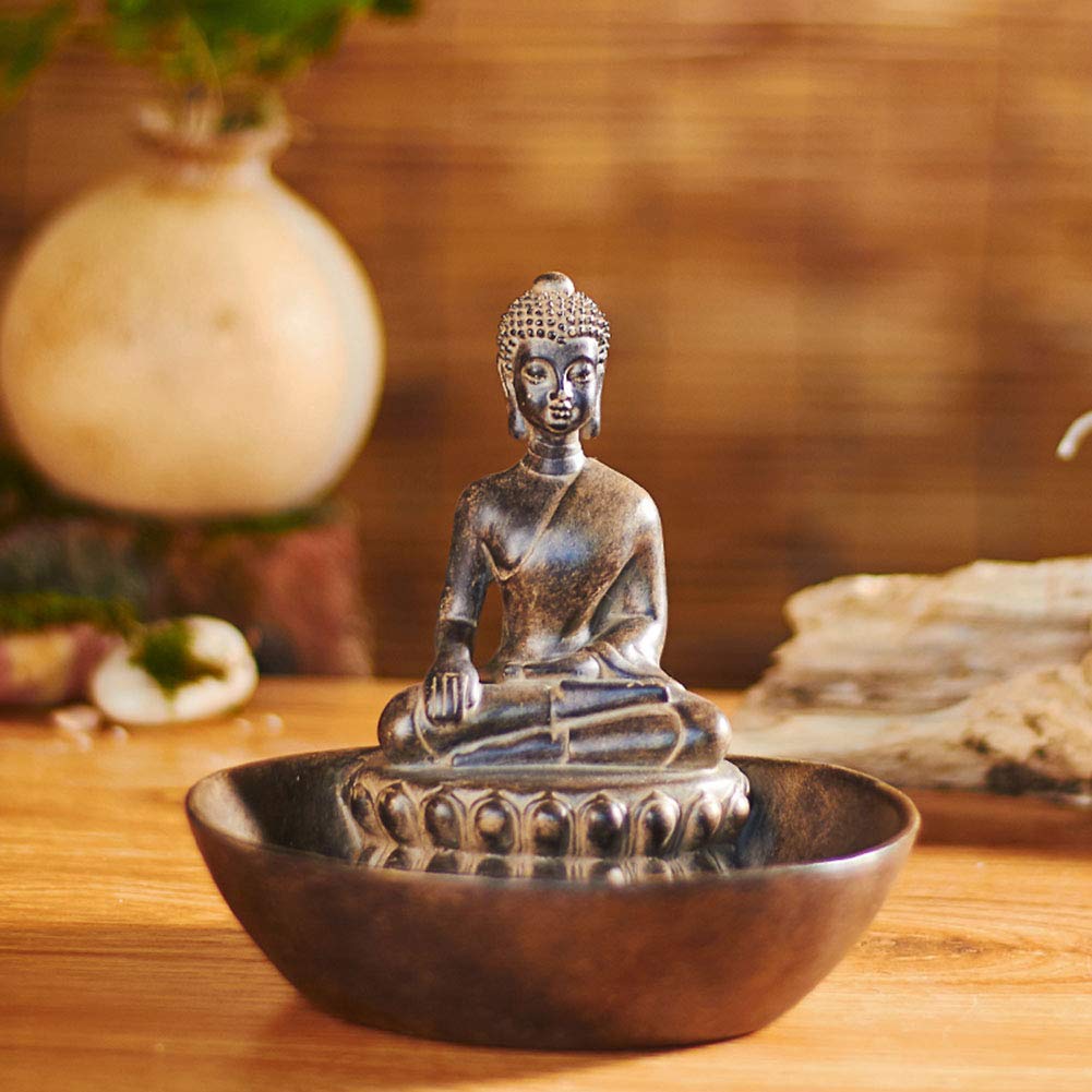 飾り箱　彫刻箱　彫物　飾り箱　仏像入れ Amazon.co.jp: 禅仏像座仏彫刻収納ボックス石鹸箱家の装飾工芸品黒6.1