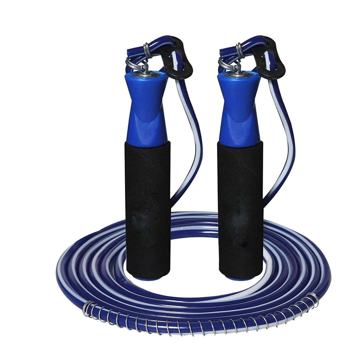 YRS Polyvinyl Chloride Adjustable Ball Bearing Skipping, Jumping Rope Tangle Free for Weight Loss, Exercise, General Fitness, Crossfit Men, Women, Girls and Children (Blue) (B0979291MD) Amazon Price History, Amazon Price Tracker