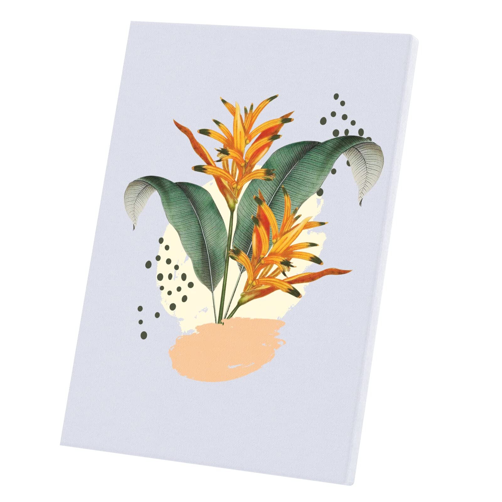 Toile imprimée Heliconia affiche jungle tropicale 40x56 cm pour mur