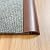 ZEYUE 6.56ft Floor Mats Edge Reducer,Carpet Tile Straight Edge Threshold Transition Strip,Hardwood Floor Edging Trim Vinyl,Beveled Edge Ramp Edge Guard for use with 3/8" Thick Rubber Flooring Brown