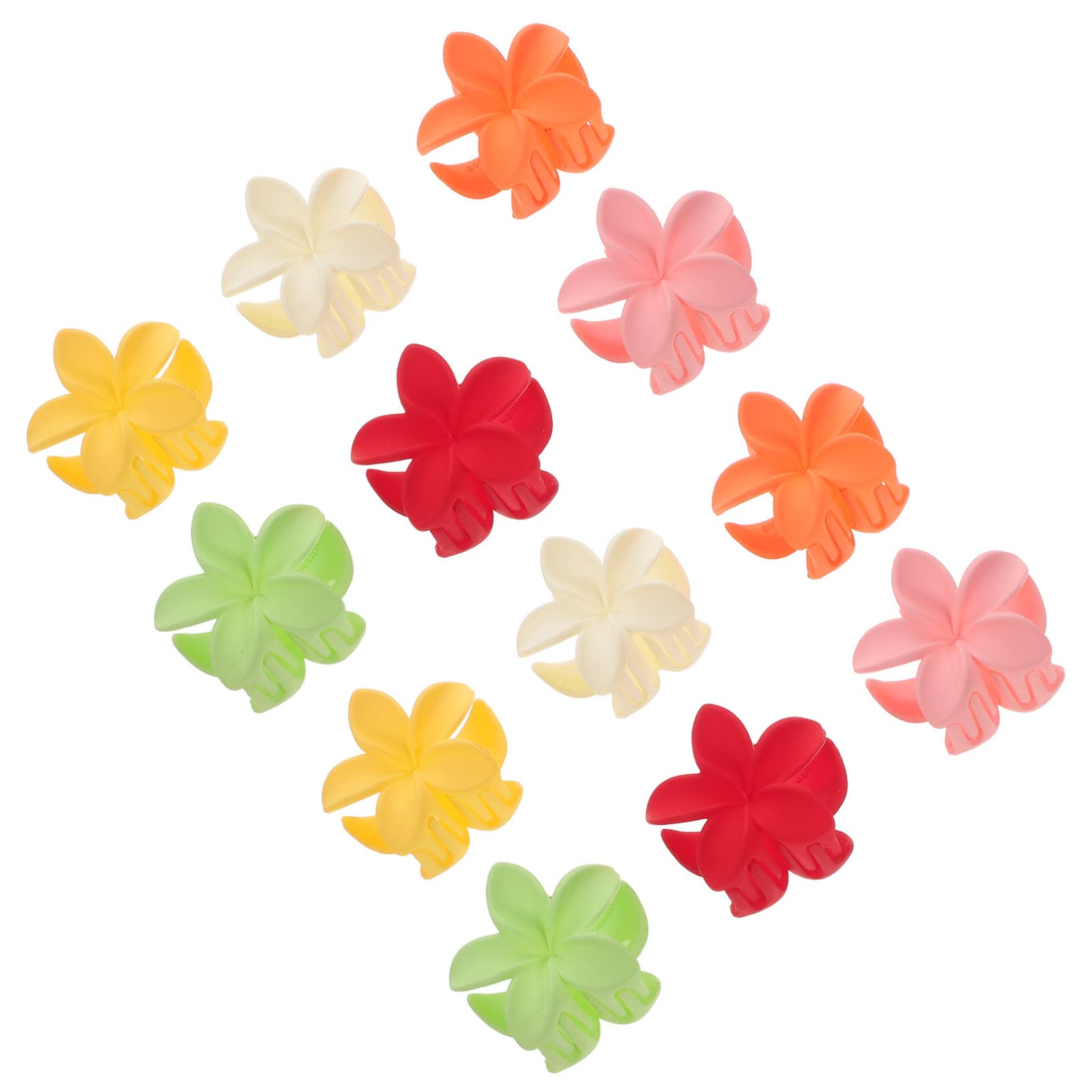 MAGICLULU 4 Sets Einzigartige Blumen-haarspangen Große Hawaii-blumen-haarspangen Für Frauen Starker Halt Für Lockiges Haar 12 Stück * 4