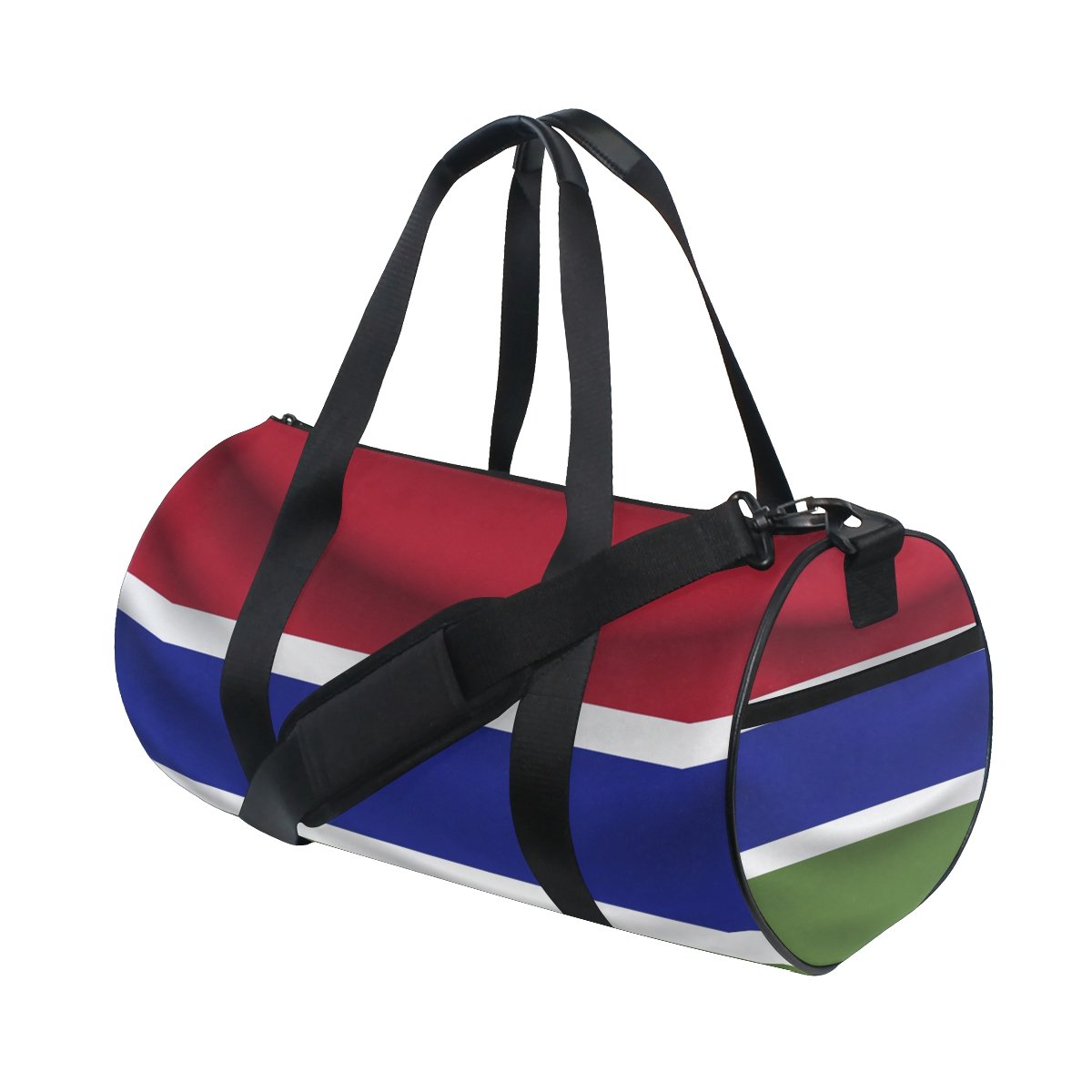 Gambia Flag Travel Duffel Shoulder Bag ?Sports Gym Fitness Bags