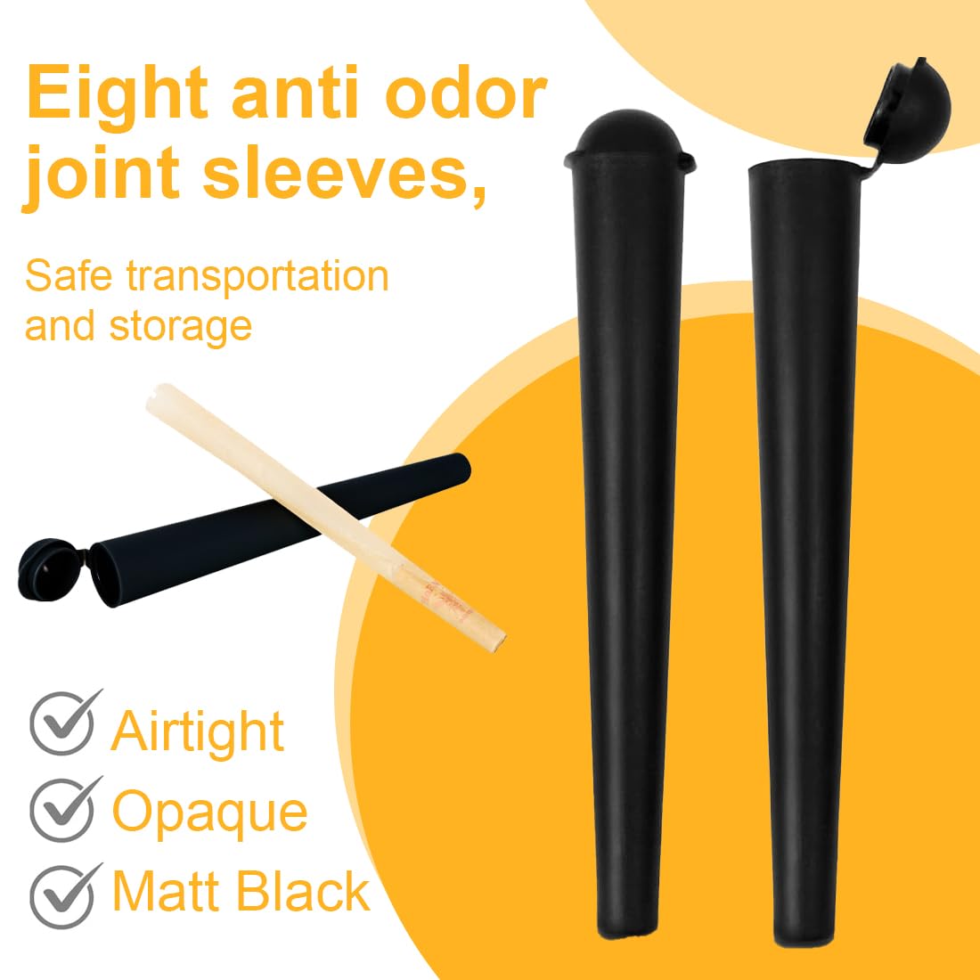 Reccisokz Pack of 9 Joint Sleeves, 120 mm Joint Case, Joint Case ...