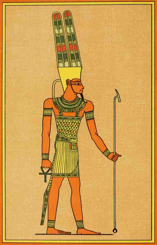 A4 Photo The Gods of the Egyptians 1904 Amen Ra Print Poster