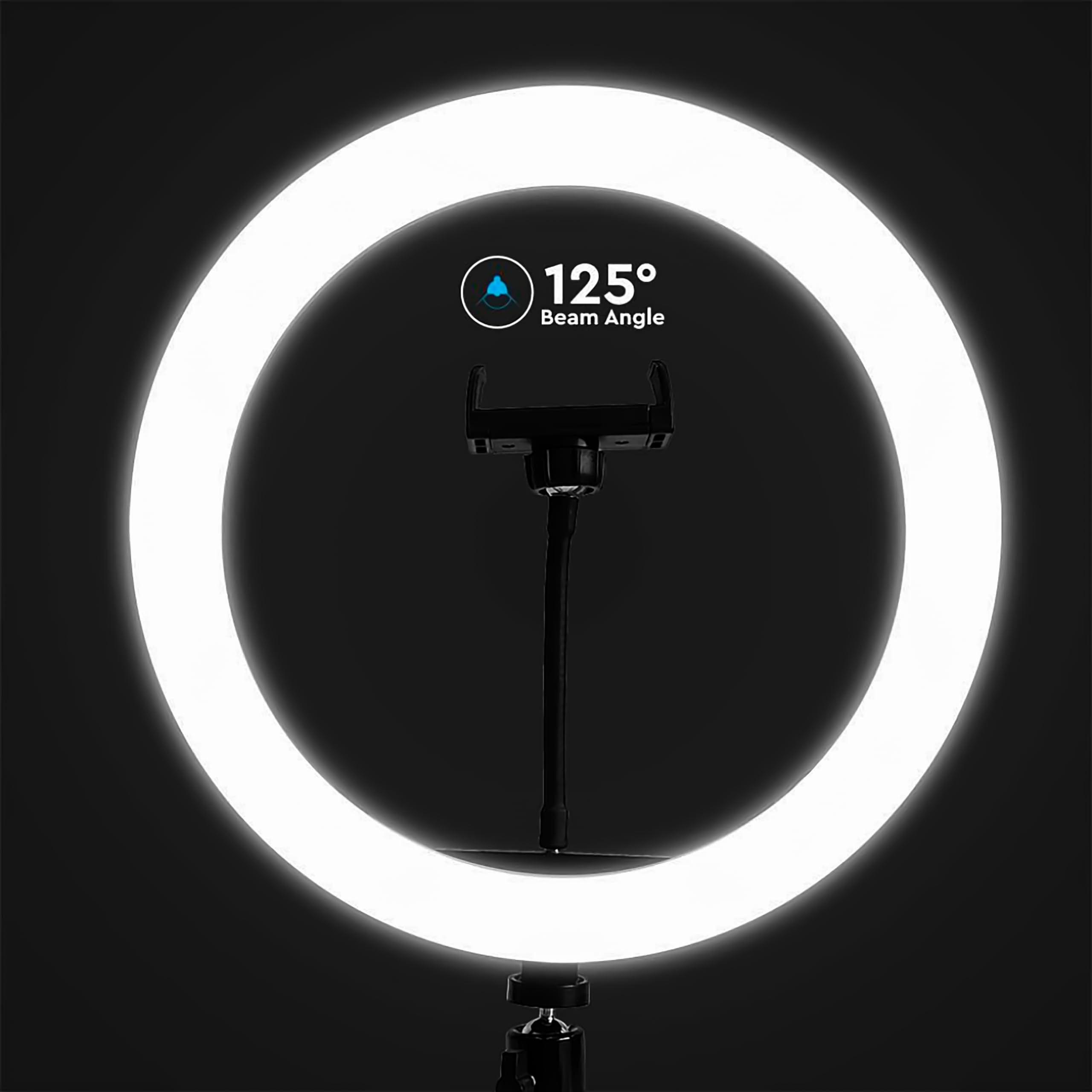 V-TAC Ring Light da Tavolo Regolabile per Selfie, Video, Foto, Tiktok - Lampada Led Anello per Smartphone con 3 Modalità di Illuminazione - Dotato di Treppiede e Pulsantiera - Per Instagram e Youtube