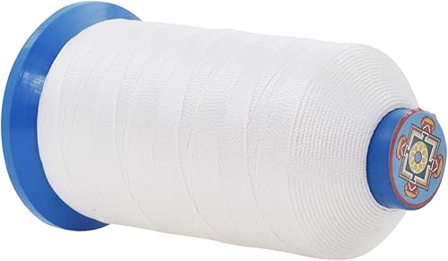 Miniatura 206 de Mandala Crafts Hilos de coser resistentes de nailon consolidado, hilo para tejer jeans de cuero, hilos de tapicería marina al aire libre, Beige