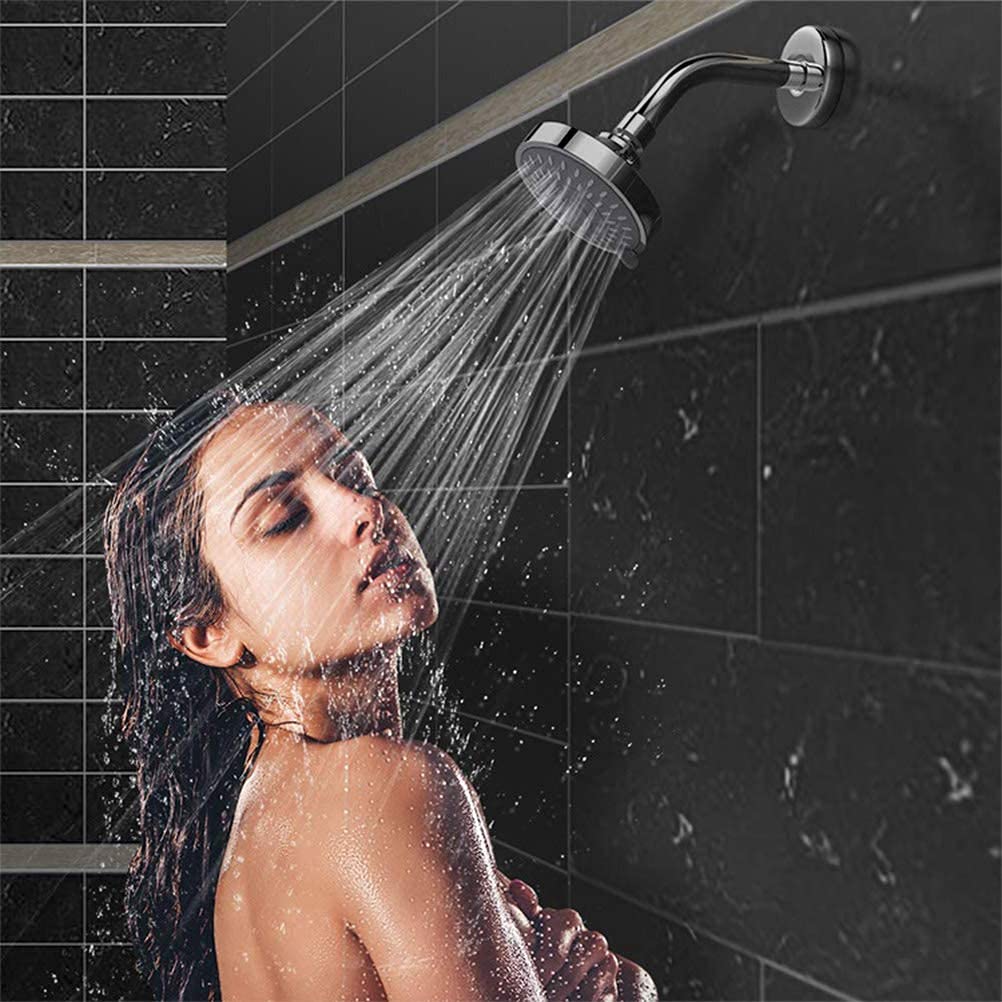 Image secondaire de Pommeau de Douche Haute Pression Réglable 4 Pouces - CENBEN