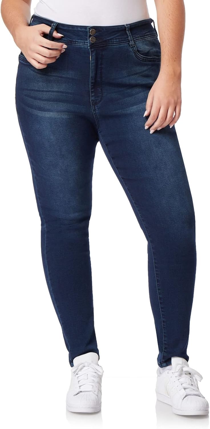 WallFlower Women’s Ultra Fit Mid-Rise Insta Soft Denim Juniors Jeans (Also Available in Plus Sizes)