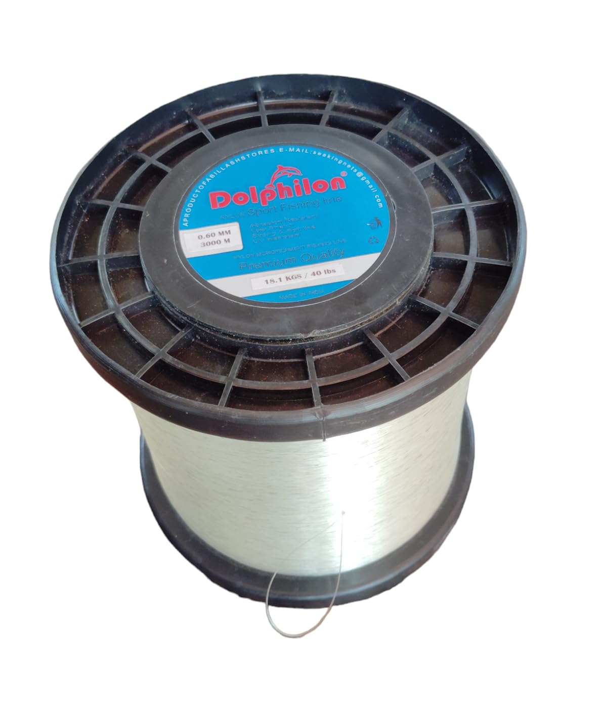 See full amazon price history chart for DOLPHILON Brand 0.60 MM Dia Clear Nylon MONOFILAMENT Fishing LINE in 3000 METRE Package in 1 KG Bobbin Approx DOLPHILON Brand 0.60 MM Dia Clear Nylon MONOFILAMENT Fishing LINE in 3000 METRE Package in 1 KG Bobbin Approx (B0CTX5T5VX) Amazon Price History, Amazon Price Tracker