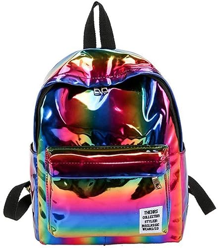 Amazon ガールズリュック リュック バックパック ホログラム 旅行 カジュアル スクール カバン キラキラ 派手 原宿系 ブルー リュック サック Amazon ガールズリュック リュック バックパック ホログラム 旅行 カジュアル スクール カバン キラキラ 派手 原宿系 ブルー リュック サック