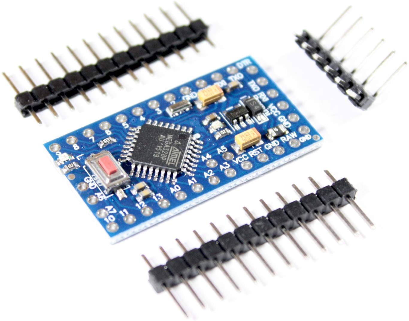 Module Pro Mini avec Microcontrôleur Atmel AVR ATmega328P, 3.3V 8MHz, Carte de développement Compatible Arduino