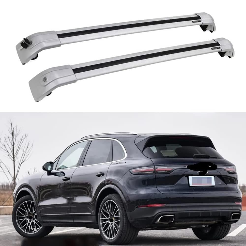 SSYYKJC Car Roof Rack for Porsche Cayenne SUV 2018 2019, Safe and Durable Roof Rack Cross Bars Universal Car Roof Racks