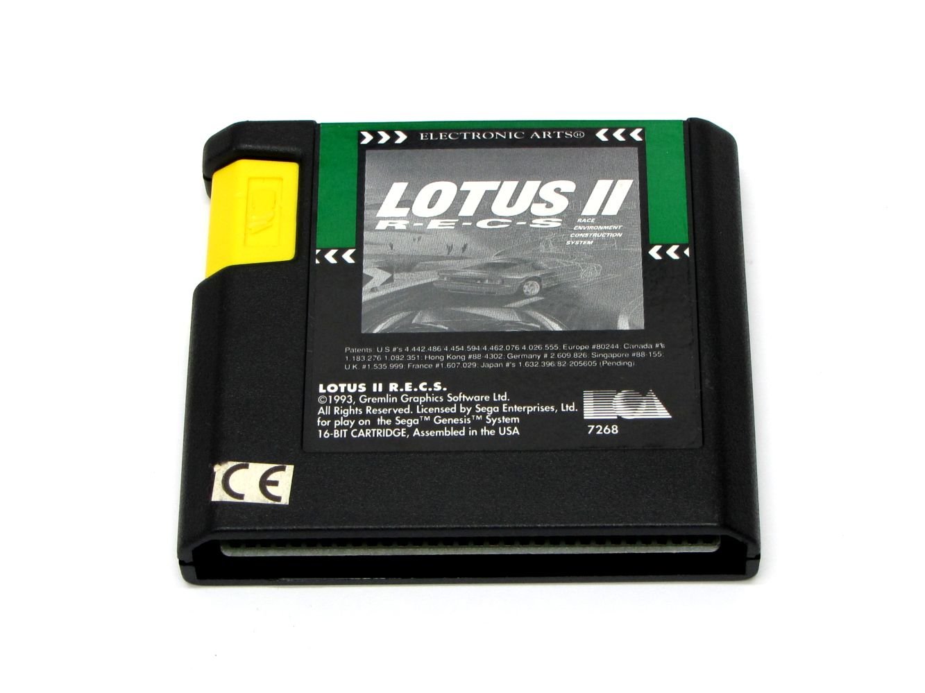 Jeu Sega Megadrive Lotus II - Version RECS Classics - Sans Notice - État Correct