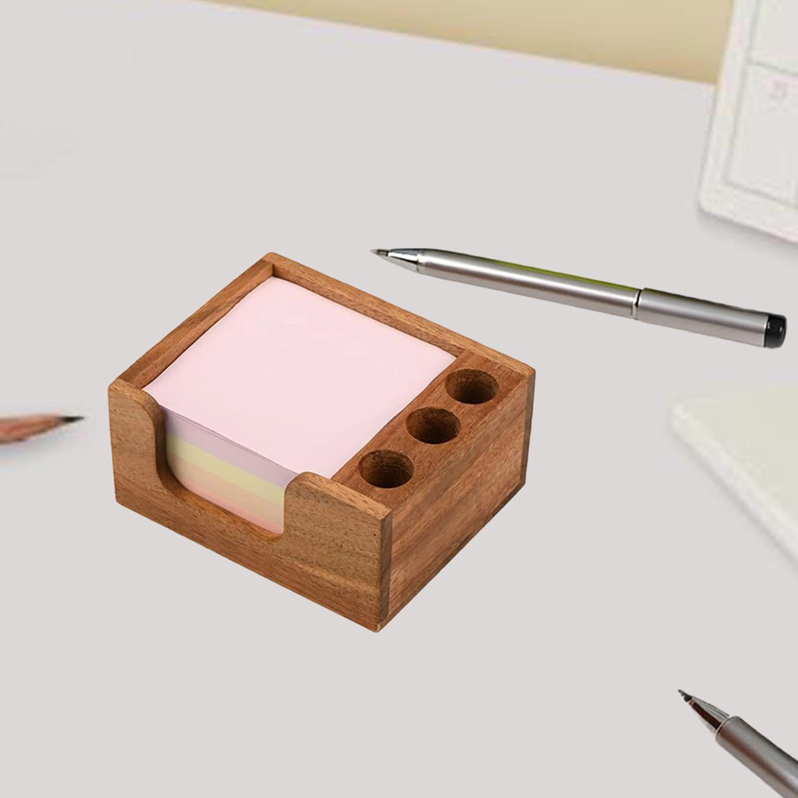 Haftnotizhalter Aus Holz, Organizer, Notizblockhalter für Schule